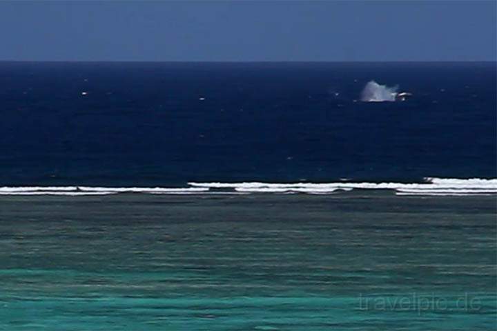 af_tz_ostkueste_013.jpg - Viel Wasser spritzt auf, wenn ein Orka auf das Wasser aufschlgt