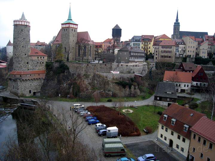 eu_de_bautzen_001.jpg - Der Blick von der Friedensbrcke in Bautzen, eine der greren Steinbogenbrcken in Sachsen.