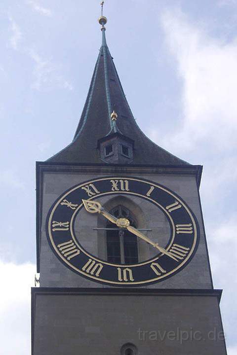 eu_ch_zuerich_015.jpg - St.-Peter-Kirche in Zrich mit dem groessten Zifferblatt Europas