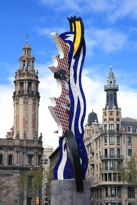 eu_es_barcelona_001.jpg - Monument vor dem Plaza d'Antonio Lpez in Barcelona