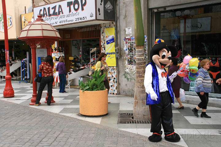 sa_cl_arica_001.jpg - Eine Mickey Mouse auf der Fugngerzone in Arica im Norden von Chile